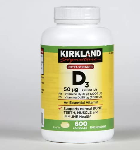 Kirkland Signature Extra Strength Vitamin D3 2000 I.U. 