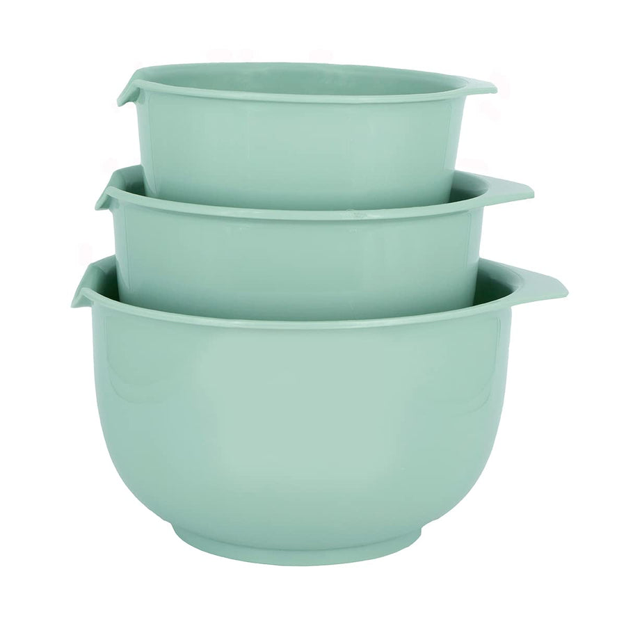 GLAD Mixing Bowls with Pour Spout, Set of 3 | Nesting D