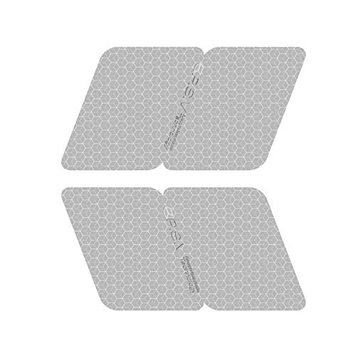 Stripes Full Kit Reflector kit for Bicycle Frame and Wheel Reflect Improve Visibility at Night and Bad Weather (Black)