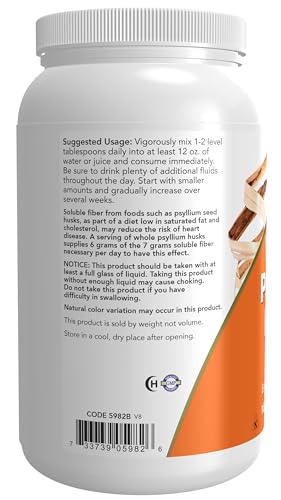 Supplements, Whole Psyllium Husks, Non-GMO Project Verified, Soluble Fiber, 24-Ounce