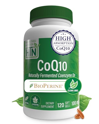 Health Thru Nutrition CoQ-10 100mg with BioPerine 120 S