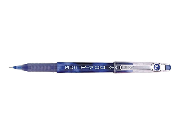 Pilot, Precise P-700 Gel Ink Rolling Ball Stick Pens, Fine Point 0.7 mm, Blue, Pack of 12