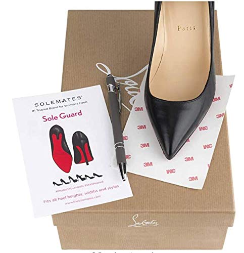 Sole Guard - 1 Set Pack (2 Sheets) - 4x6 Crystal Clear 3M Sole Sticker and Sole Protector for Christian Louboutin, Jimmy Choo and Designer Shoes