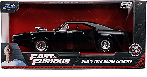 FF9 DOMS 1327 Dodge Charger 1/24 Vehicle, Black