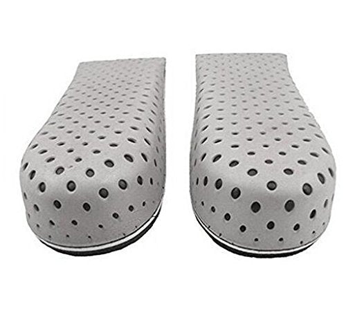 1Pair Soft Breathable Memory Foam Full Length Height Increase Insole Invisible Increasing Heel Lifting Inserts Short Boots Lifts Pads Elevator Insoles for Unisex Men Women(2.3cm Height)