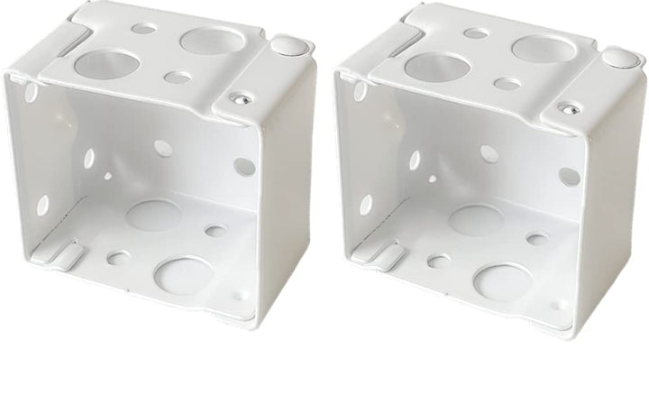 Box Mounting Bracket 1set for 1-1/2 Blinds White Color Window Blinds Headrail Bracket