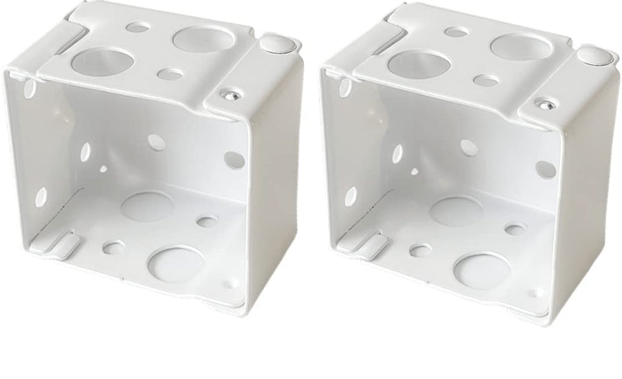 Box Mounting Bracket 1set for 1-1/2 Blinds White Color Window Blinds Headrail Bracket
