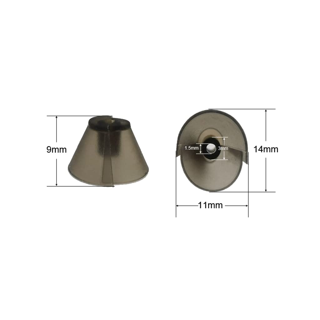 Hearing aid Domes for Resound Tulip Sure fit Replacement semi Open Earbuds 4 Counts