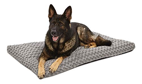 Deluxe Dog Beds | Super Plush Dog &amp; Cat Beds Ideal for Dog Crates | Machine Wash &amp; Dryer Friendly, 1-Year Warranty, Fits 48 Inch Crate.