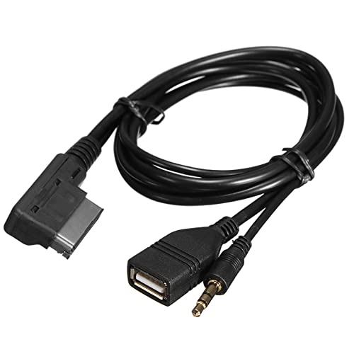 Yosoo Health Gear Aux Cable Adapter Ami Mdi MMI 3.5mm J