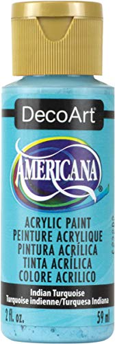 Americana Acrylic Paint, 2-Ounce, Indian Turquoise