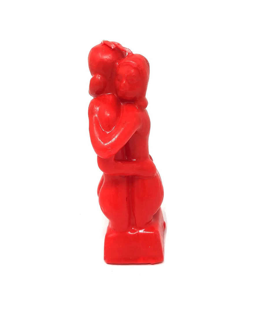 Red 5.75 Inch Lovers Couple Candle Love Ritual Fall in Love with Me Spell