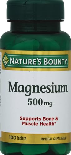 Nature&#39;s Bounty Magnesium, Mineral Supplement, 