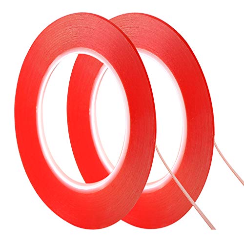 2mm / 3mm x 25M Phone Repair Tape LCD Touch Screen Repair Tape Phone Adhesive Tape LCD Screen Adhesive Tape for Cell Phone, iPad, Tablets, Laptops, Camera