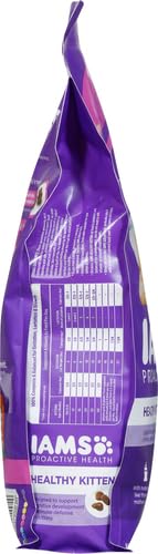 IAMS PROACTIVE HEALTH Healthy Kitten Dry Cat Food with Chicken Cat Kibble, 3.5 lb. Bag