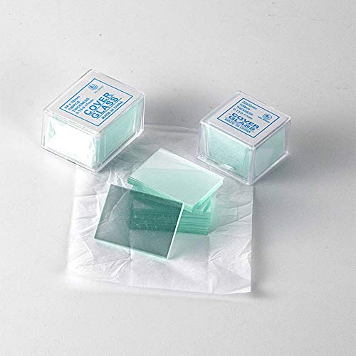 Coverslip 100PCS 22x22mm Glass Microscope Covers for Basic Biological Science Education Biology Slides