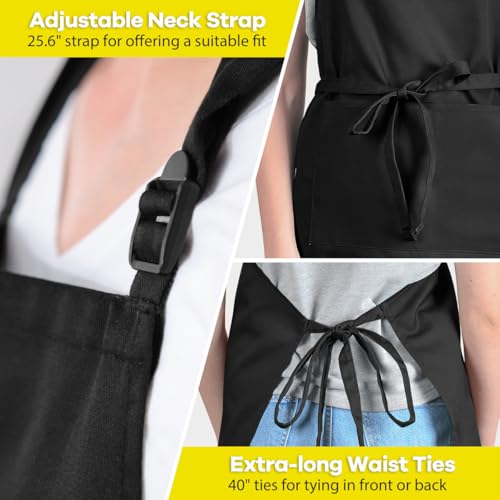 ROTANET Extra Large Aprons for Men Adjustable Bib Apron