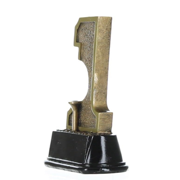 Decade Awards Golf Hole-in-One Trophy - 6 Inch Tall | Exquisitely Detailed Golf Tournament Hole in 1 Award - Engraved Plate on Request
