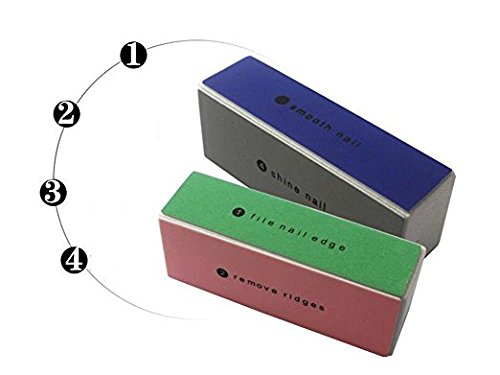 10PCS Professional 4 Ways Nail Buffing Block Manicure P