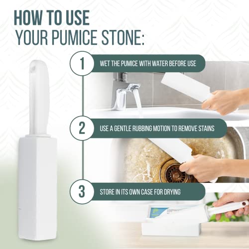Powerstone Pumice Stone Toilet Bowl Cleaner with Handle
