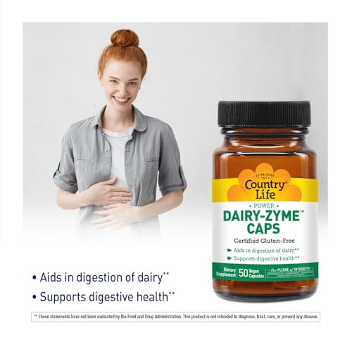 Country Life Dairy-Zyme - Digestive Enzymes for Dairy R