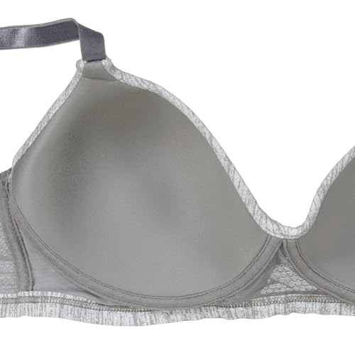 womens Oh So Light Foam Comfortflex Fit Wirefree Mhg521 Bra, Black/Nude, Medium US