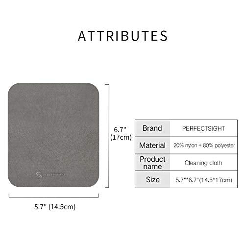 Microfiber Cleaning Cloths for Electronics [4 Pack] - Cleans Lenses, Glasses, Screens, Cameras, Cell Phone, Eyeglasses, Computer, Monitors,Tablets LCD TV Screens