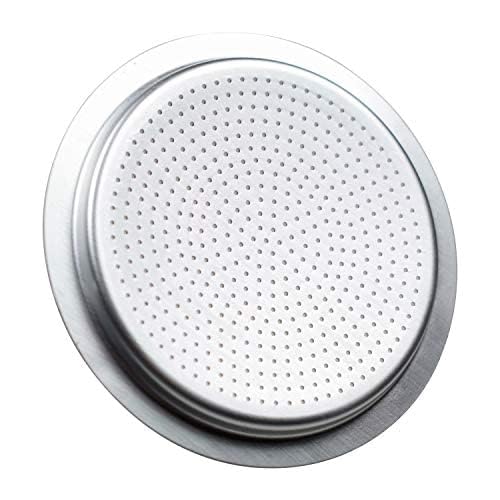 2.5 (64mm) Espresso Filter and Gasket Seals Compatible with Bialetti 6 Cup Aluminum Espresso Makers