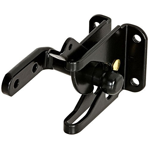 N101-337 V22 Automatic Gate Latch in Black,1 Pack