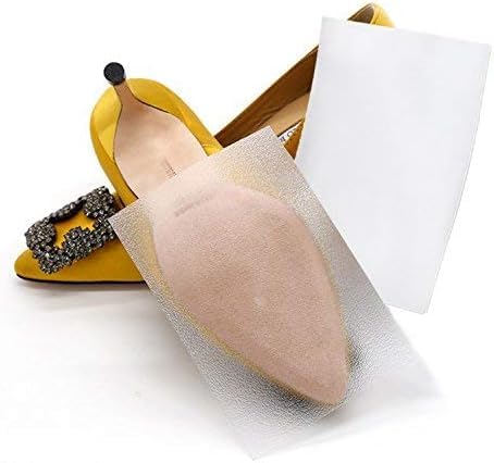 Sole Sticker - Crystal Clear Self-stick Pads Sole Protector Shoe Bottoms Slip Resistant Shoe Sole Cover Protector for Heels (Pack of 2)