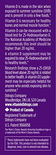 Ddrops Kids Booster 600IU 100 Drops - Daily Liquid Vita
