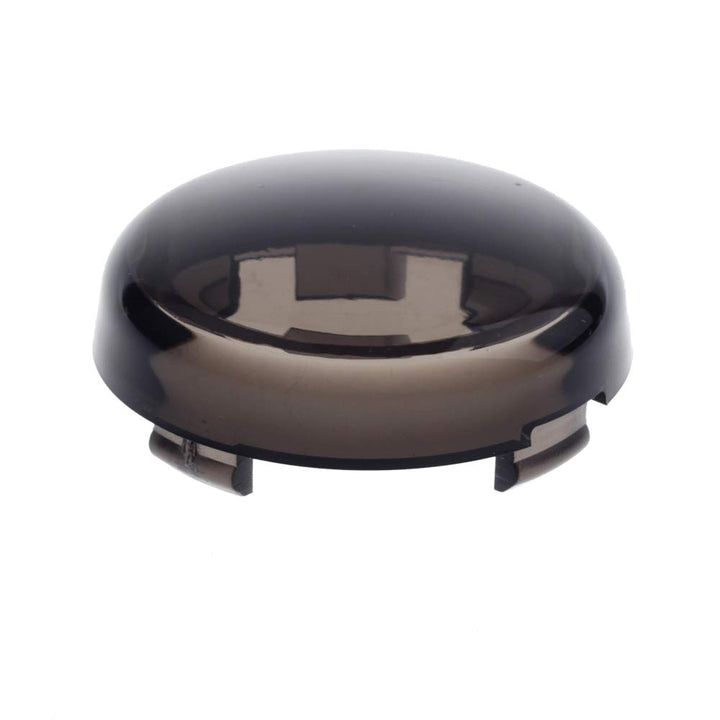 Smoke Bullet Turn Signal Light Lens Cover Compatible with Harley Sportster Street Glide Road King Softail, Qty 4