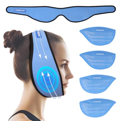 Comfpack Ice Pack for Wisdom Teeth Removal, Large Face 