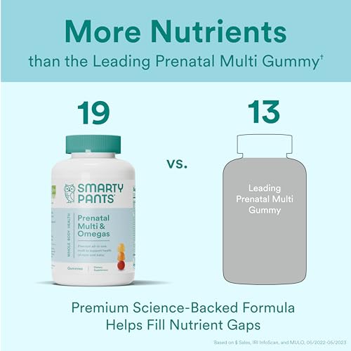 SmartyPants Prenatal Vitamins for Women, Multivitamin G