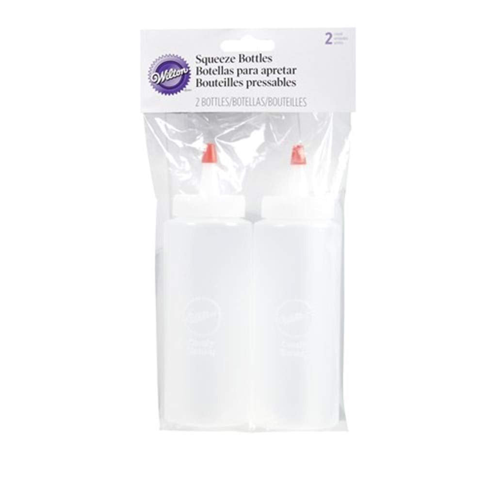 Mini Squeeze Bottles - These Small Squeeze Bottles Are Ideal for Portioning Out Sauces and Condiments, 6 oz., 2-Piece, Plastic