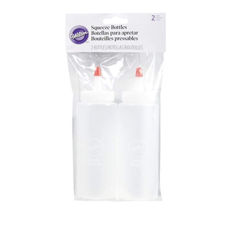 Mini Squeeze Bottles - These Small Squeeze Bottles Are Ideal for Portioning Out Sauces and Condiments, 6 oz., 2-Piece, Plastic