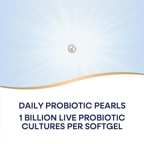 Nature&#39;s Way Acidophilus Probiotic Pearls, Supports Digestive Balance and Gut Health*, Protects Against Occasional Constipation and Bloating*, 1 Billion Live Cultures, 90 Softgels (Packaging May Vary)