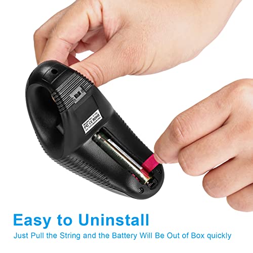 Wireless USB Handheld Finger Trackball Mouse with Laser Pointer
