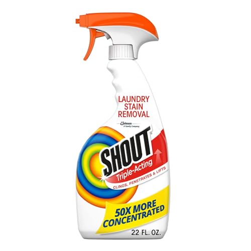 Shout Active Enzyme Laundry Stain Remover Spray for Clo