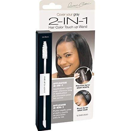 2-In-1 Hair Color Touch-Up Wand Jet Black by Fiske Industries