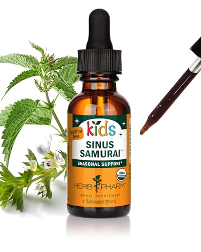 Herb Pharm Kids Certified- Alcohol-Free Sinus Samurai L