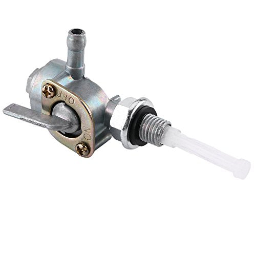 Fuel Valve Switch, Keenso Gas Tank Petcock Fuel Valve for Generator Gasoline Gas Fuel Tank Switch M10 1.25