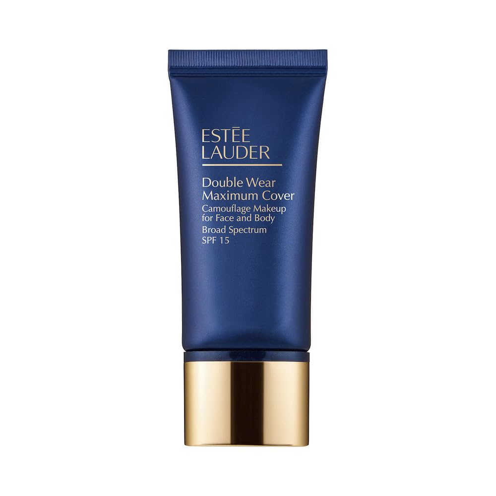 Double Wear 24-Hour Maximum Cover Camouflage Foundation for Face and Body SPF 15 | Covers Scars & Tattoos, 1.0 fl oz., 1N1 Ivory Nude