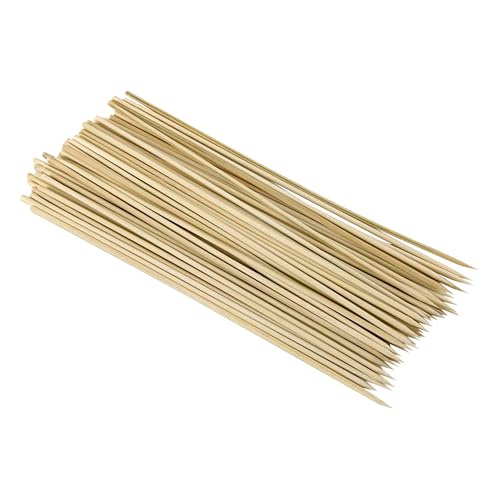 Everyday 12-Inch Bamboo Skewers, 100-Count, Wooden Skewers for Grilling, Shish Kabob, BBQ, and Kebabs, Durable Single-Point Ends, Versatile Skewer Sticks for Cooking and Crafts