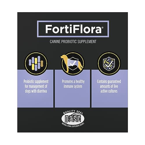 Purina Pro Plan Veterinary Supplements FortiFlora Dog Probiotic Supplement, Canine Nutritional Supplement - 30 Ct. Box