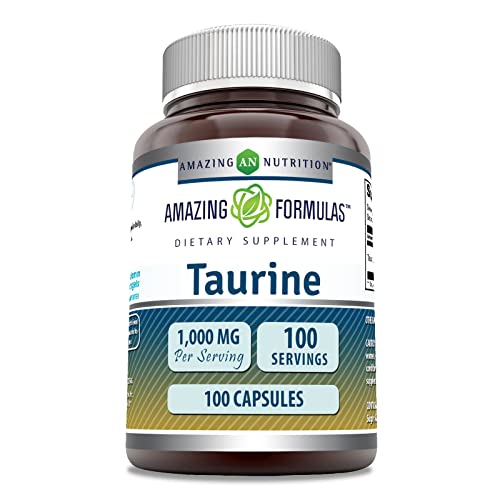 Amazing Formulas Taurine Amino Acid Supplement | 1000 M
