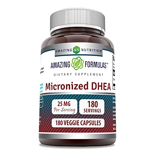 Amazing Formulas Micronized DHEA 25mg 180 Veggie Capsul