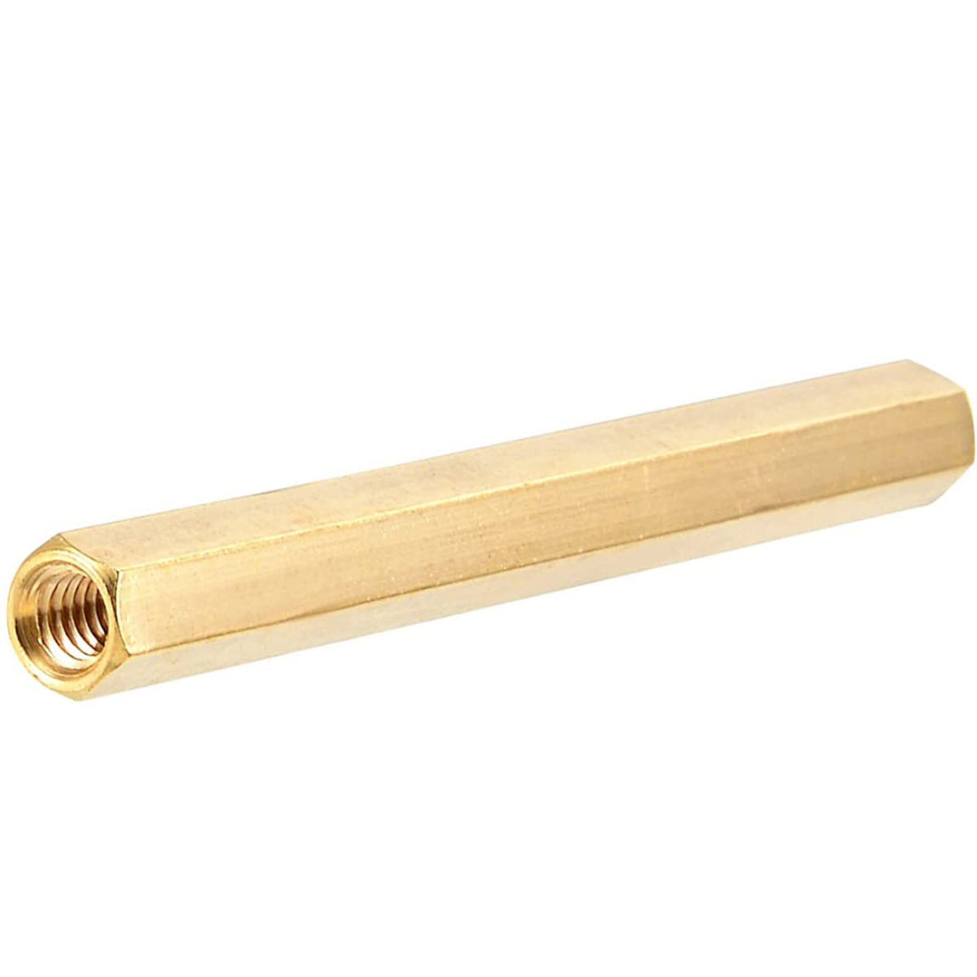 Female to Female Thread Spacer Screws Brass Hex Standoff M4 x 60mm PCB Pillar for Drone Quadcopter, Computer &amp; Circuit Board, Pack of 20