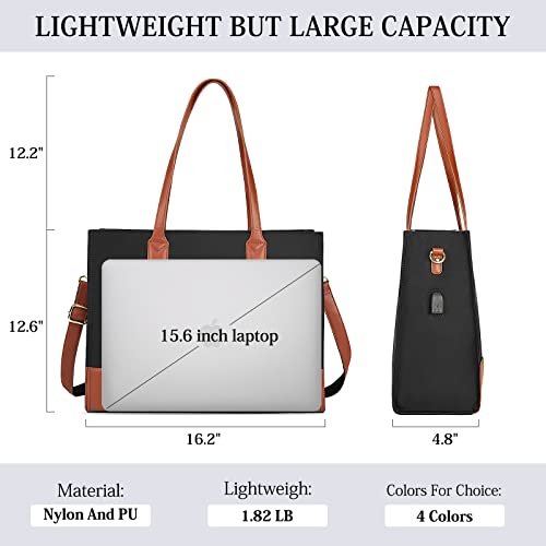 Tote Bag for Women Laptop Bag 15.6 Inch laptop USB Teac