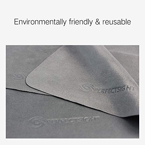 Microfiber Cleaning Cloths for Electronics [4 Pack] - Cleans Lenses, Glasses, Screens, Cameras, Cell Phone, Eyeglasses, Computer, Monitors,Tablets LCD TV Screens